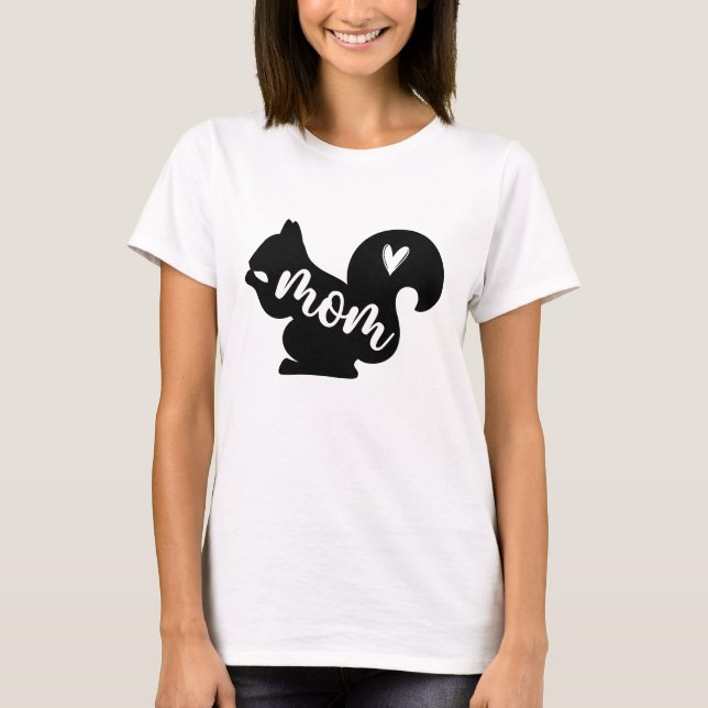 Eichhörnchen-Mama T-Shirt (Vorderseite)
