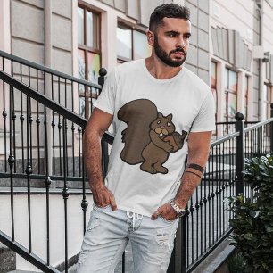 Eichhörnchen mit Acorn T-Shirt