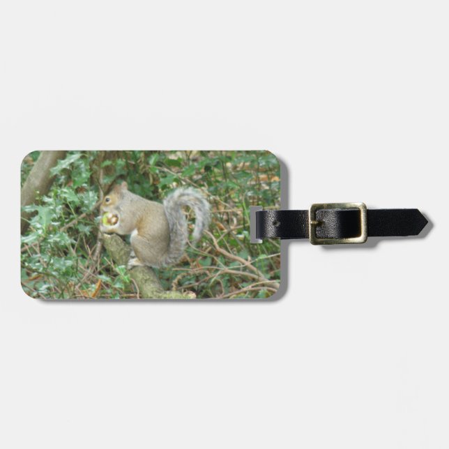 Eichhörnchen mit dem benutzerdefinierten Gepäckanh Gepäckanhänger (Vorderseite horizontal)