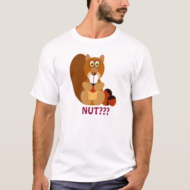 Eichhörnchen mit einer Leckerei… NUSS??? T-Shirt (Vorderseite)