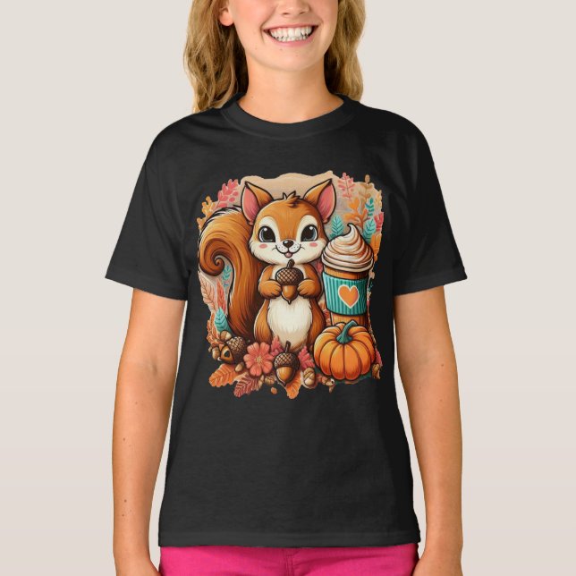Eichhörnchen mit Eiscreme T-Shirt (Vorderseite)