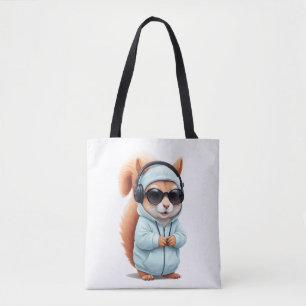 Eichhörnchen mit Hoodie Funny Cool Animal Vector