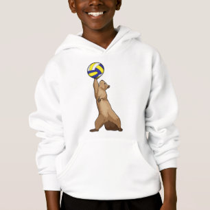 Eichhörnchen mit Volleyball Hoodie