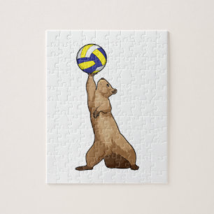 Eichhörnchen mit Volleyball Puzzle