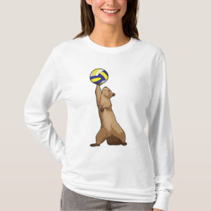 Eichhörnchen mit Volleyball T-Shirt