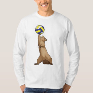 Eichhörnchen mit Volleyball T-Shirt