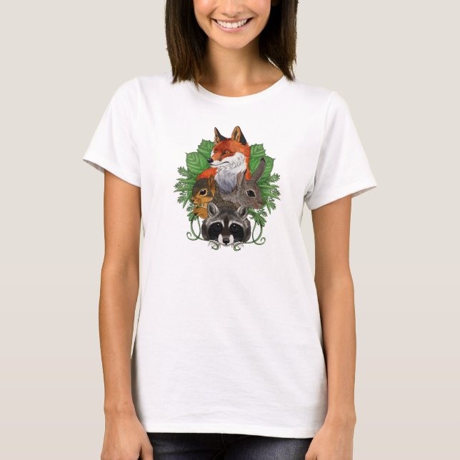 Eichhörnchen-Nebenfluss-Gruppen-T-Shirt - Frauen T-Shirt (Vorderseite)