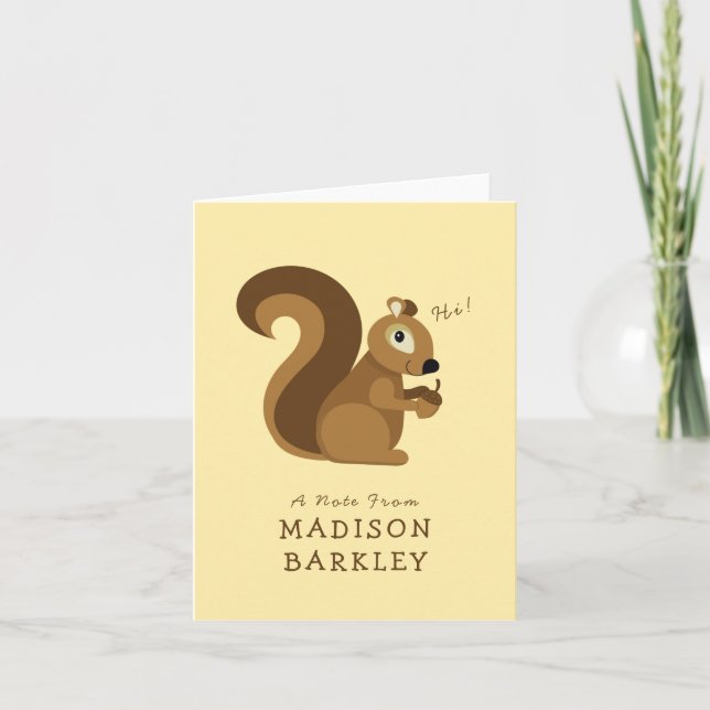 Eichhörnchen Niedlich Kid's Woodland (Vorderseite)