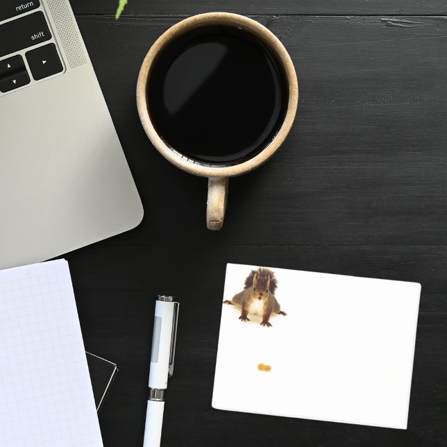Eichhörnchen niedlich lustig post-it klebezettel (Von Creator hochgeladen)