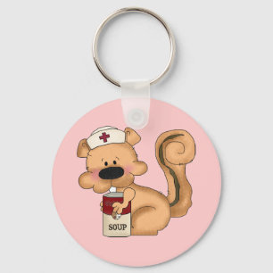 Eichhörnchen Nurse Schlüsselanhänger