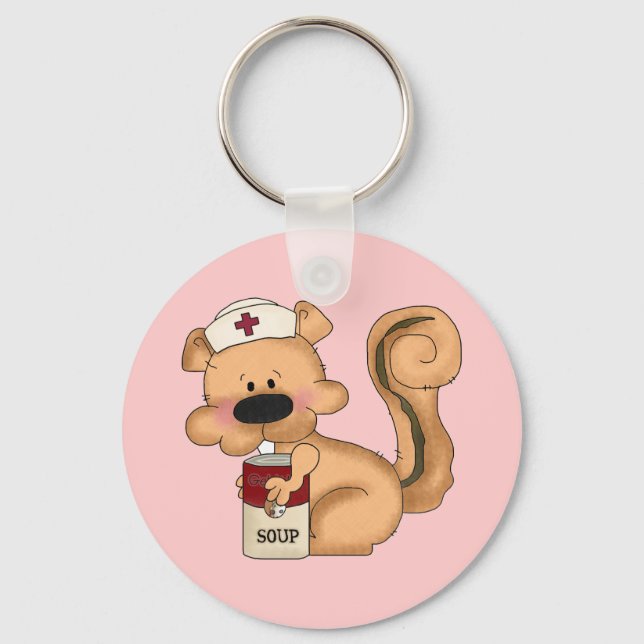 Eichhörnchen Nurse Schlüsselanhänger (Vorderseite)