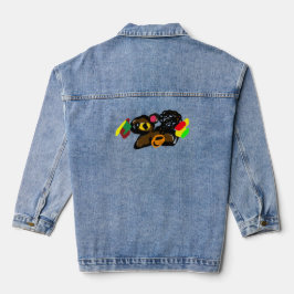 Eichhörnchen-Nuss-Baby-Party Jeansjacke