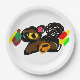 Eichhörnchen-Nuss-Baby-Party Pappteller