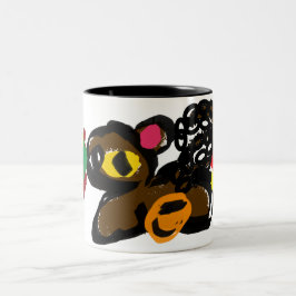 Eichhörnchen-Nuss-Baby-Party Zweifarbige Tasse
