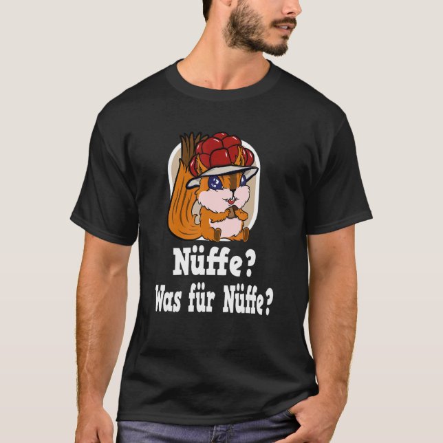 Eichhörnchen Nuts Bollenhut Schwarzwald Idee T-Shirt (Vorderseite)