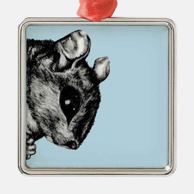 Eichhörnchen Ornament Aus Metall (Vorne)