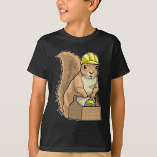 Eichhörnchen Ostereier Handwerker T-Shirt