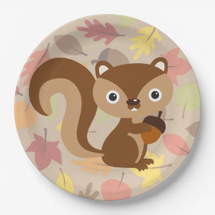 Eichhörnchen Pappteller