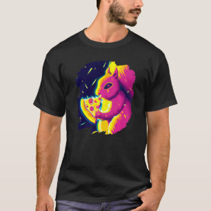 Eichhörnchen Pizza Coole Niedliche Eichhörnchen Pi T-Shirt