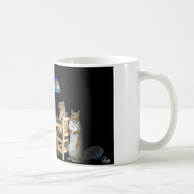 Eichhörnchen-Poker Tasse (Rechts)