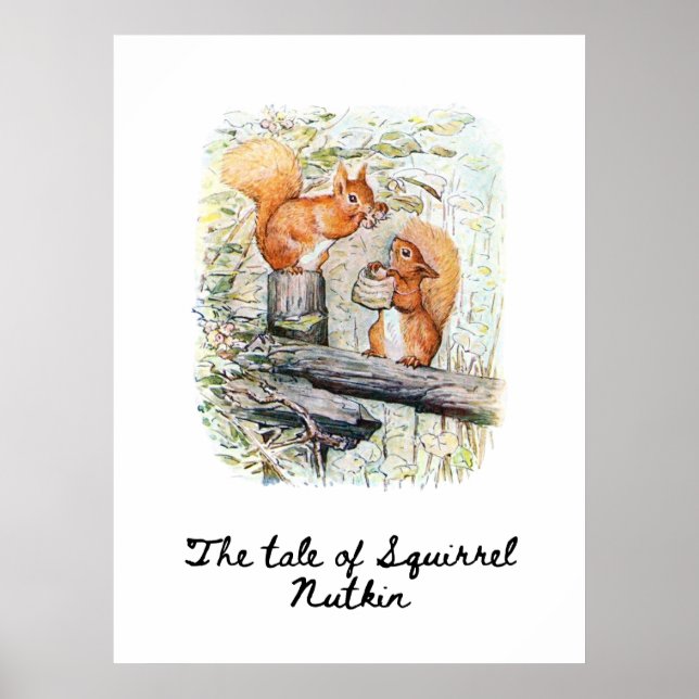 Eichhörnchen Poster (Vorne)