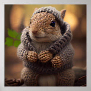 Eichhörnchen Poster