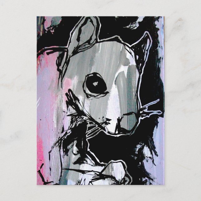 Eichhörnchen! Postkarte (Vorderseite)
