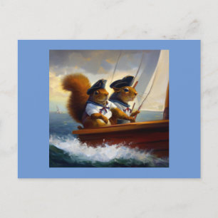 Eichhörnchen Postkarte