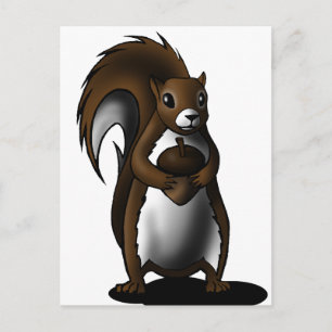 Eichhörnchen Postkarte