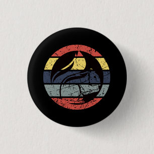 Eichhörnchen Retro Button