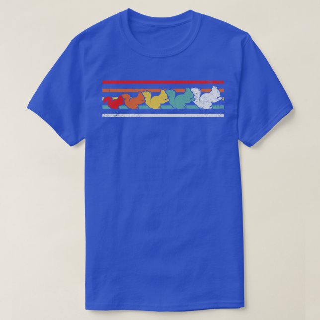 Eichhörnchen Retro T-Shirt (Design vorne)