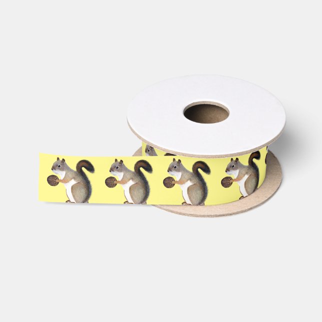 Eichhörnchen Satin Ribbon Satinband (Spule)