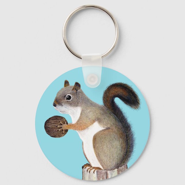Eichhörnchen Schlüsselanhänger (Vorderseite)