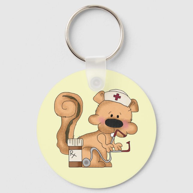 Eichhörnchen-Schlüsselanhänger Schlüsselanhänger (Vorderseite)