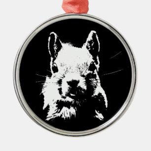 Eichhörnchen Silbernes Ornament