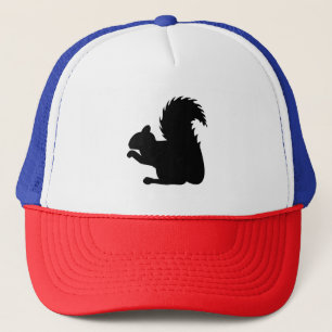 Eichhörnchen-Silhouette Truckerkappe