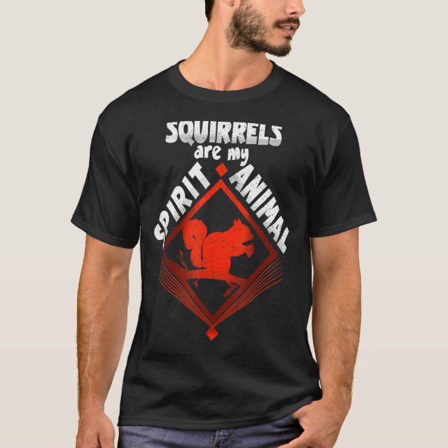 Eichhörnchen sind mein Geist Tier Niedlich Gopher  T-Shirt (Vorderseite)