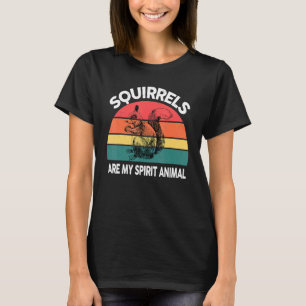 Eichhörnchen sind mein spirituelles Tier Retro Vin T-Shirt
