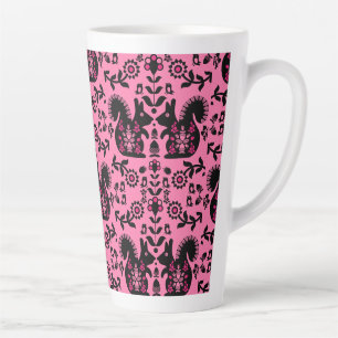 Eichhörnchen Skandinavische Volkskunst Milchtasse