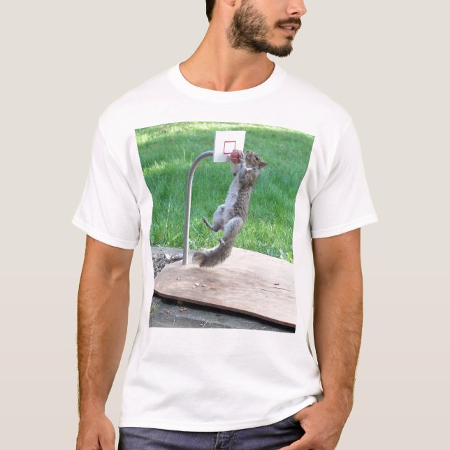 Eichhörnchen-Slam Dunk T-Shirt (Vorderseite)