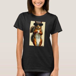 Eichhörnchen Sonnenbrille Wildtier Waldtier Natur T-Shirt