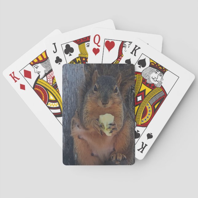 Eichhörnchen Spielkarten (Rückseite)