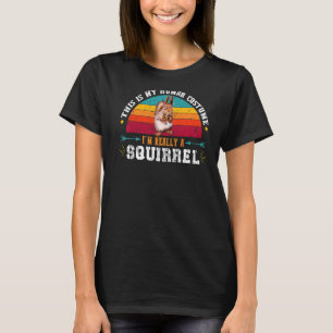 Eichhörnchen Sprichwort Niedlich Retro Vintages Ei T-Shirt