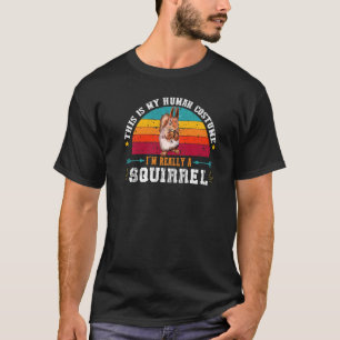 Eichhörnchen Sprichwort Niedlich Retro Vintages Ei T-Shirt