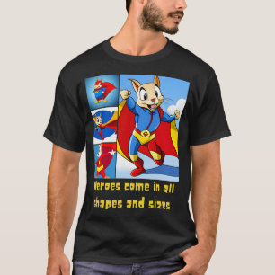Eichhörnchen-Superheroie-T - Shirt