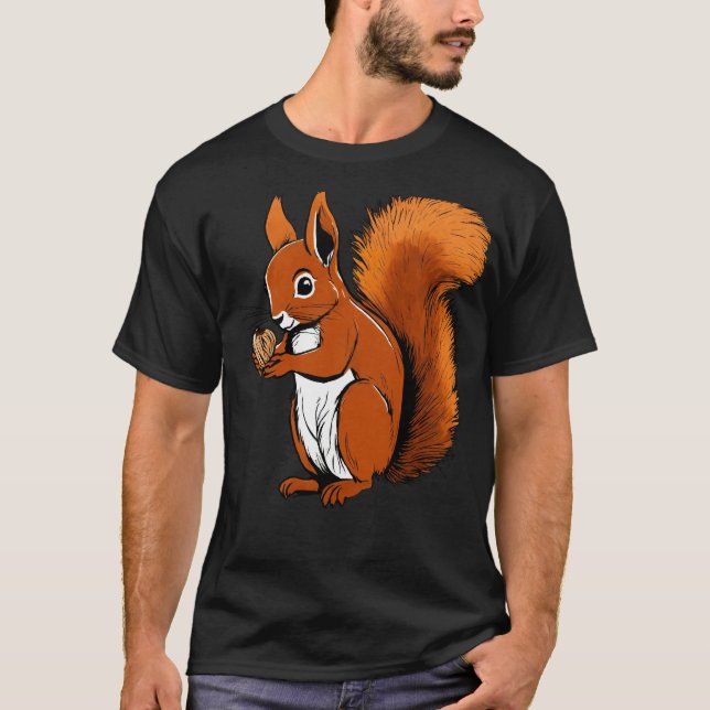 Eichhörnchen-T - Shirt (Vorderseite)