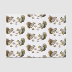 Eichhörnchen Tea Party Tissue Paper Seidenpapier