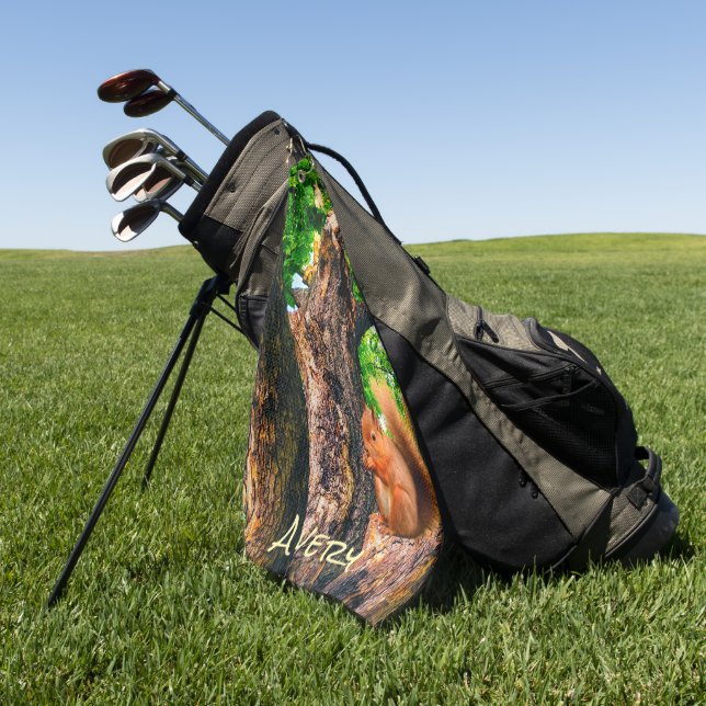 Eichhörnchen Tier  Golfhandtuch (Gras)