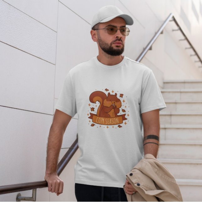 Eichhörnchen Tierherbssaison T-Shirt (Von Creator hochgeladen)