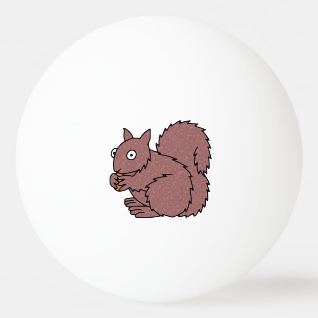 Eichhörnchen Tischtennisball (Vorderseite)